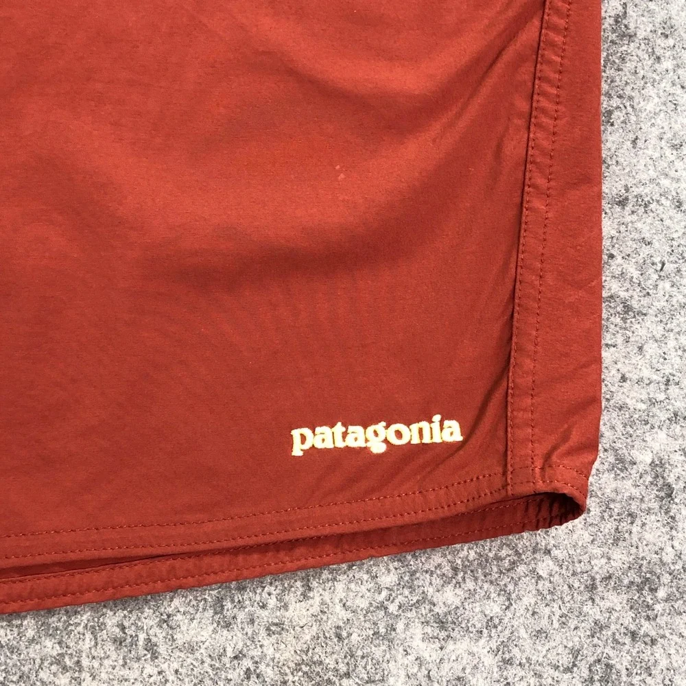 Patagonia Mens Board Shorts 38 Stretch Planing 10in Inseam Burnt Orange